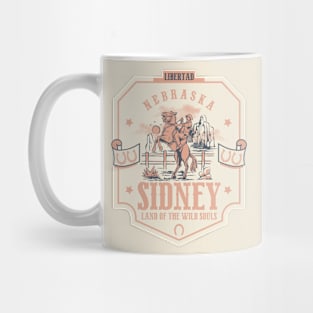 Sidney Nebraska wild west town Mug